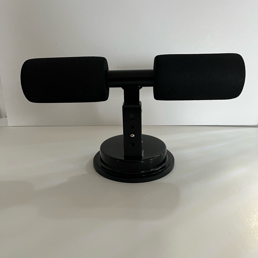 Sit Up Bar Assistant Device with Self Suction Foot holder for Floor Abs Workout